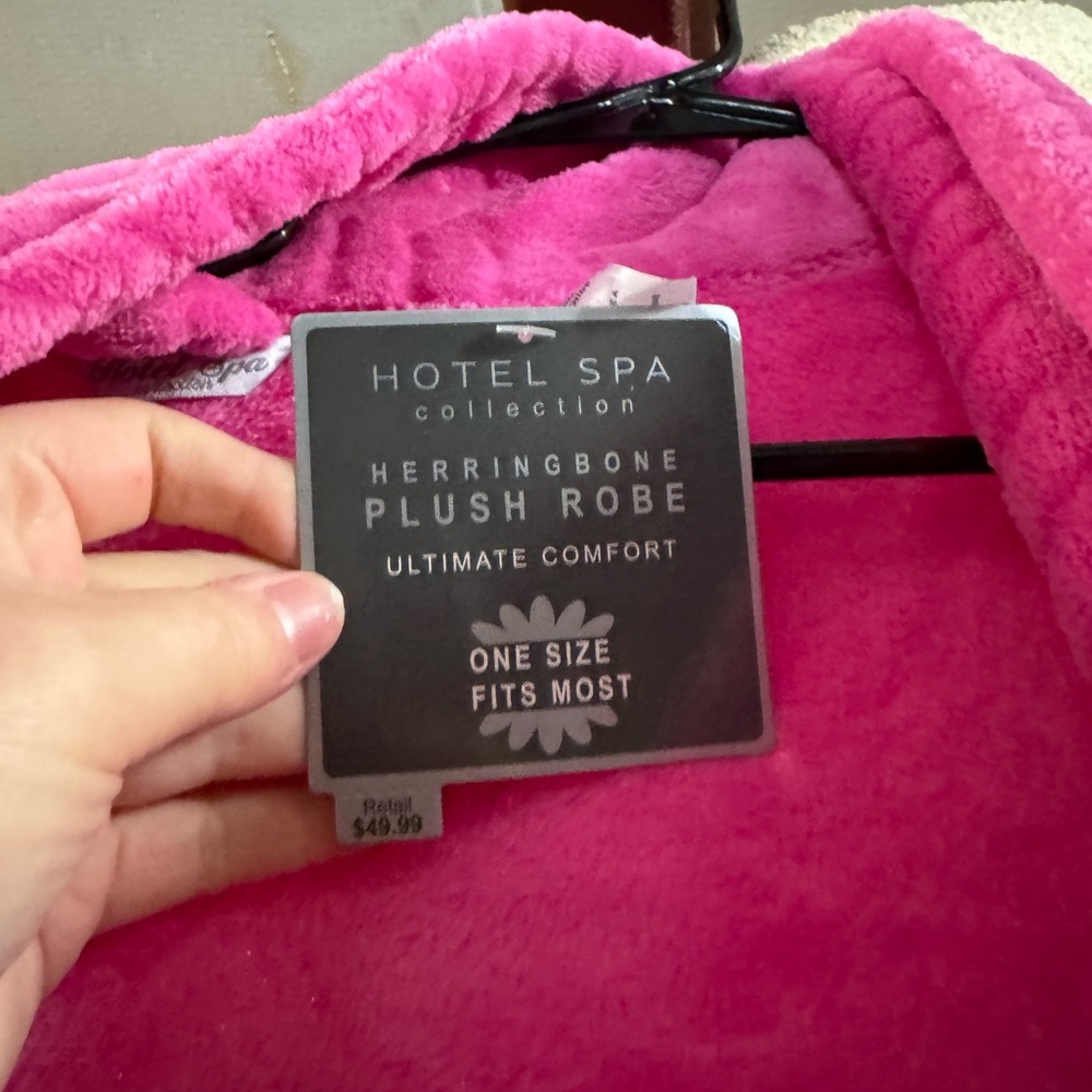 Hotel Spa Collection Pink Super soft robe